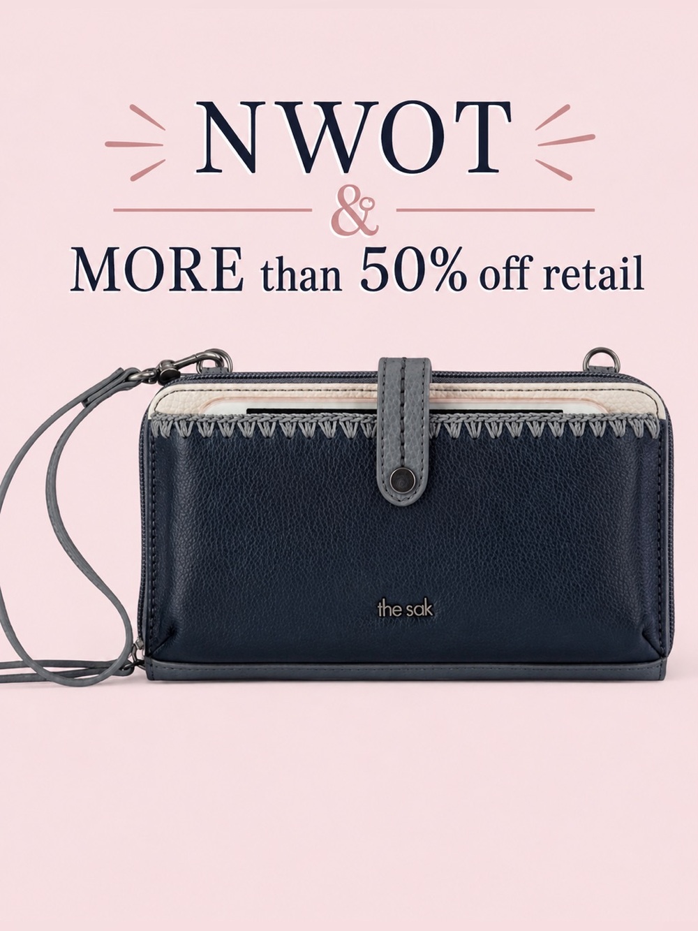 The Sak Iris Large Smartphone Crossbody/Wristlet/Wallet